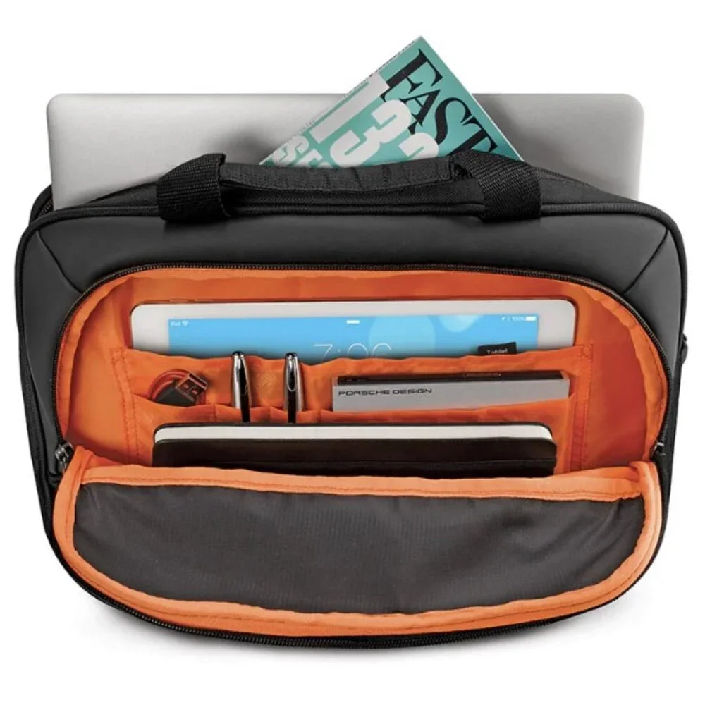 SOLO Slim Brief Laptop/Notebook Shoulder Bag Briefcase